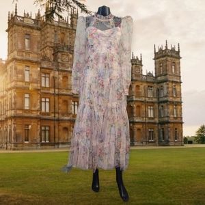 Floral Spring Semi-formal Cottage Dress